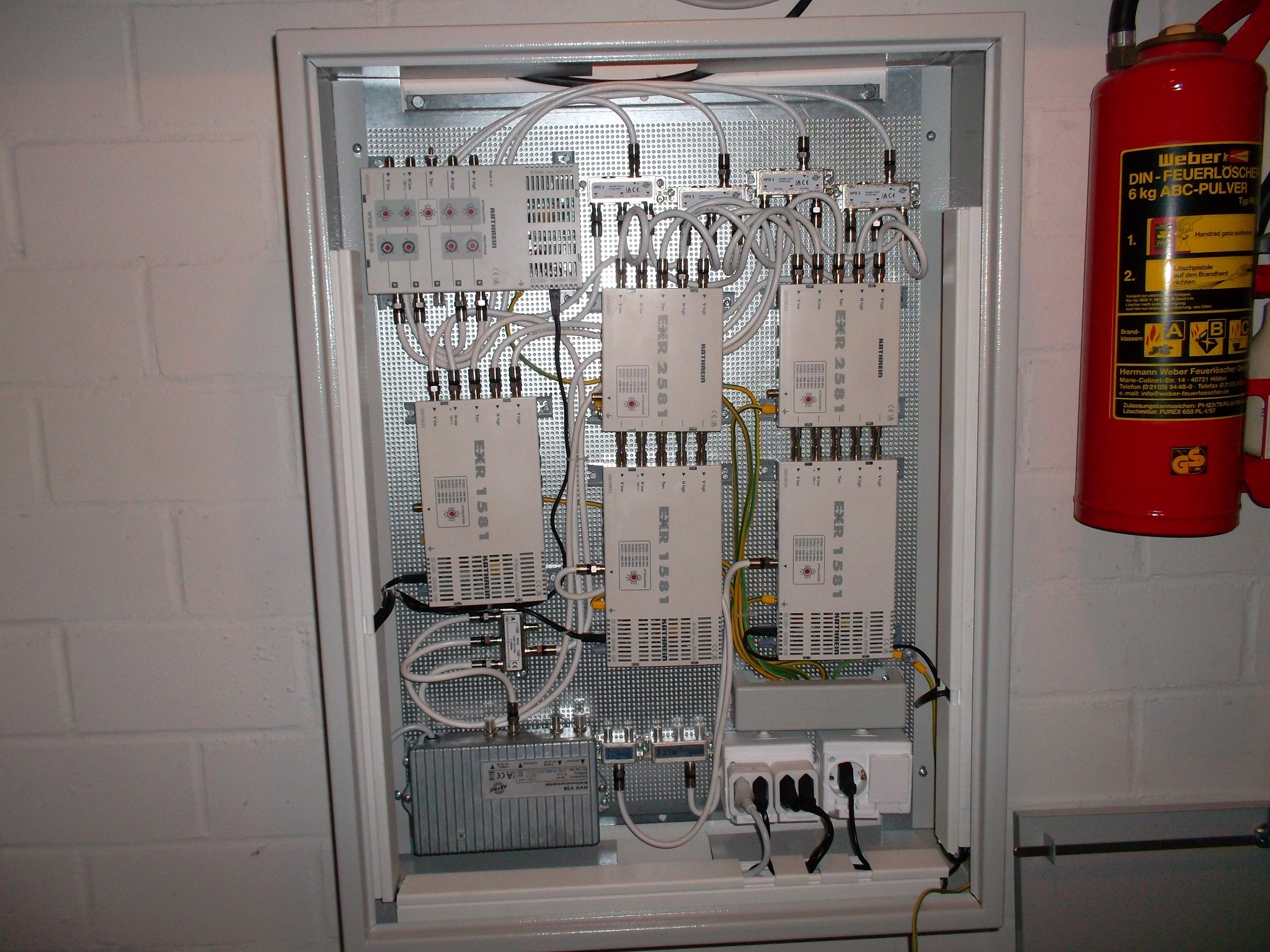 Multischalter einer SAT Gemeinschaftsanlage in Düsseldorf